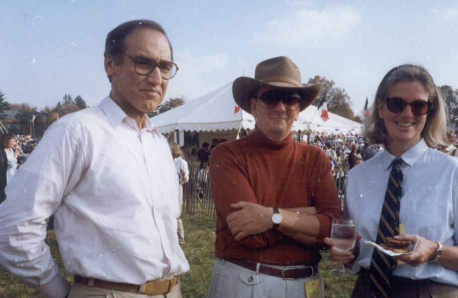 Lou Miano, John Evans and Marjorie Scardino (1986)