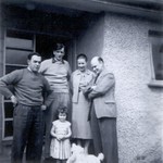 Kendal 1957 â Dick Etheridge, John Evans, Pat Etheridge (Evans), Berwyn Evans (Father), Helen Etheridge